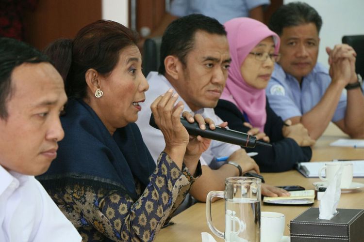 Menteri Kelautan dan Perikanan Susi Pudjiastuti