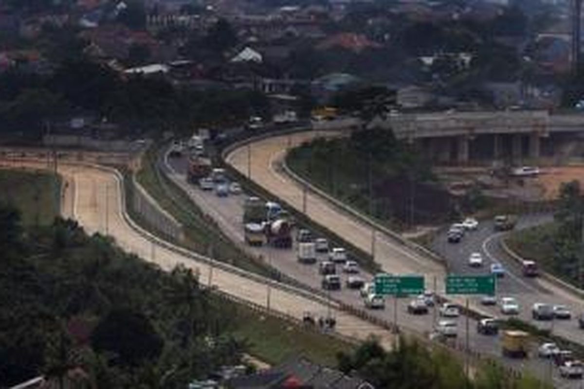 Tol JORR ruas W2 ruas Ulujami-Kebon Jeruk (ke arah kiri) sudah siap difungsikan. 