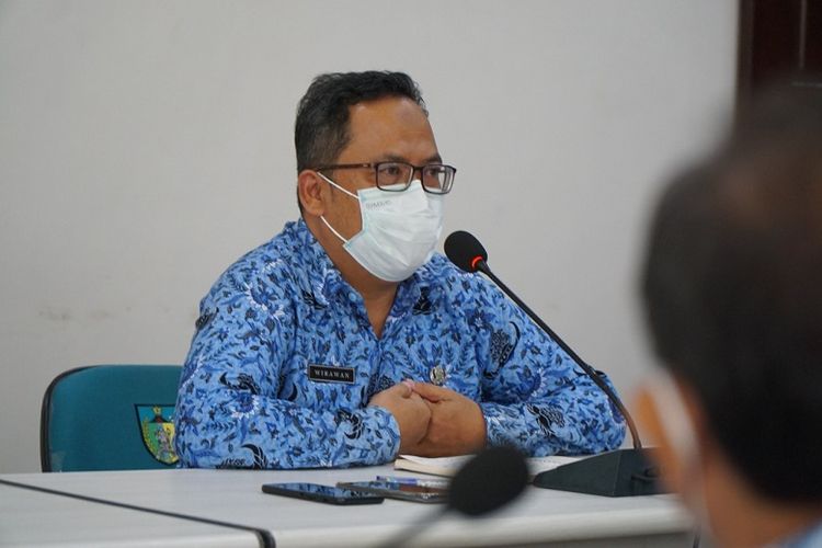 Pelaksana Tugas (Plt) Kepala Dukcapil Kabupaten Kediri Wirawan.