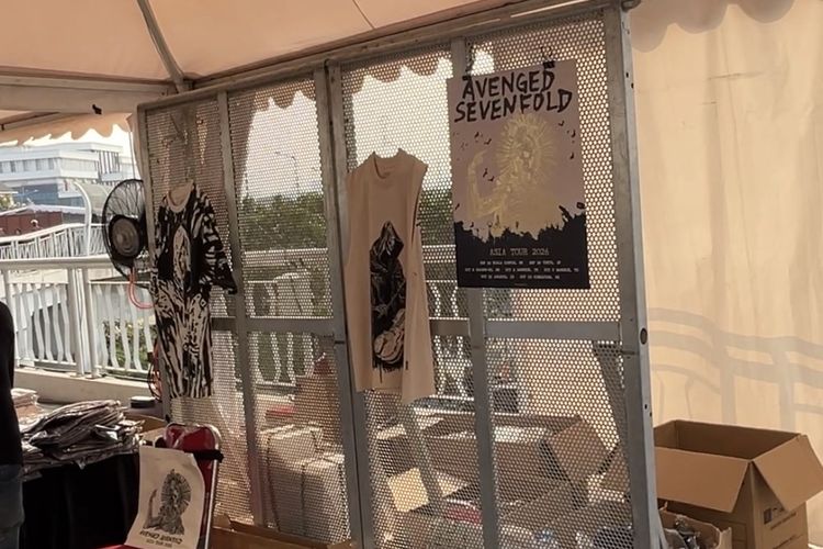 Harga Merchandise Avenged Sevenfold di Jakarta, Mulai Rp 780.000