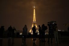 Hormati Korban Las Vegas dan Marseille, Lampu Menara Eiffel Dipadamkan