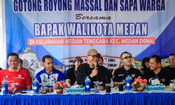 Gotong Royong di 21 Kecamatan, Walkot Medan Serap Aspirasi Warga soal Banjir hingga Narkoba