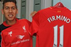 Firmino Pakai Nomor Punggung 11 di Liverpool