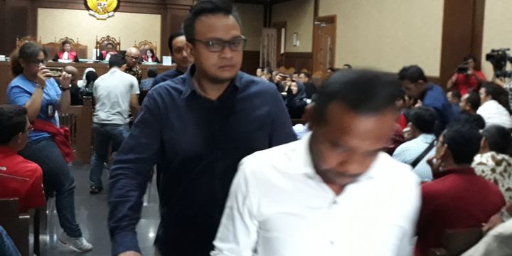 Irvanto Hendra Pambudi di Pengadilan Tipikor Jakarta, Senin (5/3/2018).