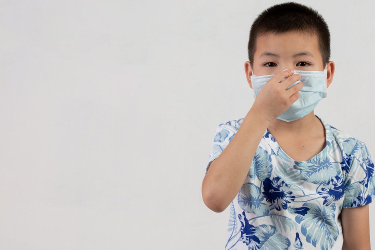 Ilustrasi anak sakit