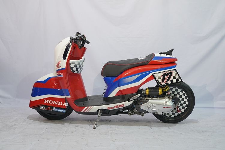 Pemenang kelas Matic & Cub Advance Honda Modif Contest (HMC) 2021 dari Riau