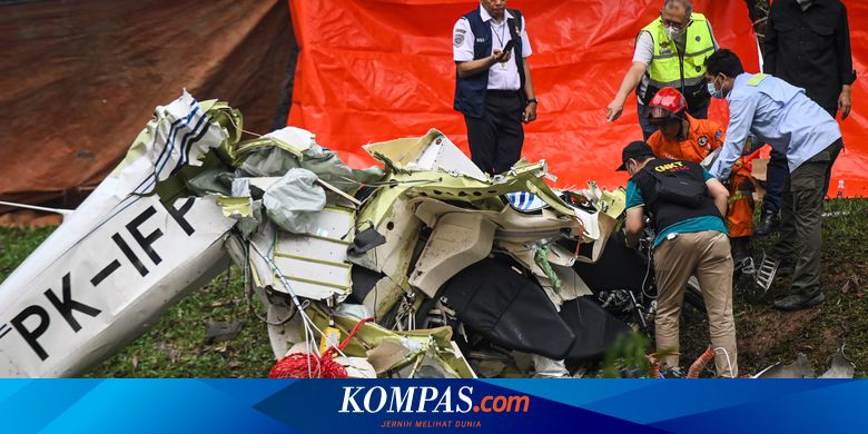 Kondisi Jasad Korban Pesawat Jatuh di BSD Tidak Utuh dan Tak Ada Luka Bakar