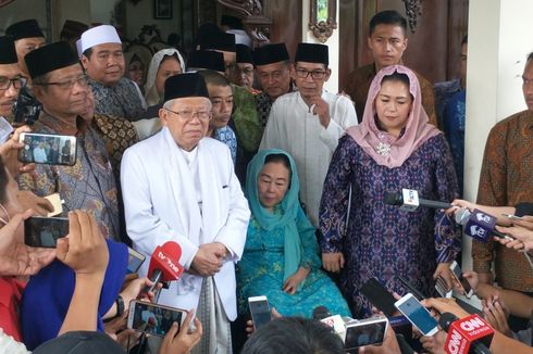 Bertemu Istri Gus Dur, Ma'ruf Amin Mohon Restu dan Dukungan