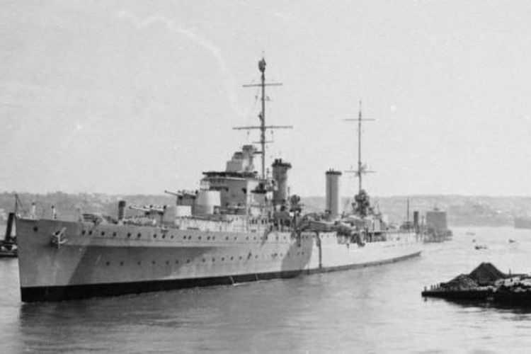 HMAS Perth tenggelam di Selat Sunda pada Maret 1942 usai bertempur melawan armada Jepang.