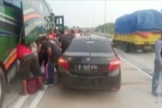 Sebuah Bus di Jalan Tol Lampung Ketahuan Membawa 10 Kilogram Sabu