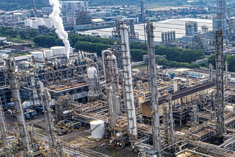 Ilustrasi kawasan industri.