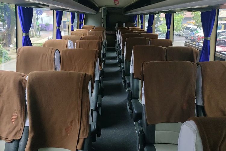 Kabin bus AKAP PO Nusantara