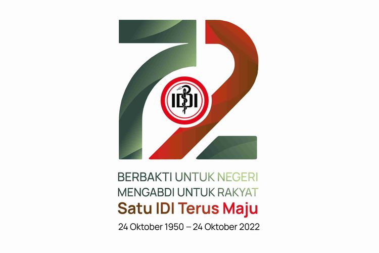 Logo Hari Dokter Nasional ke-72