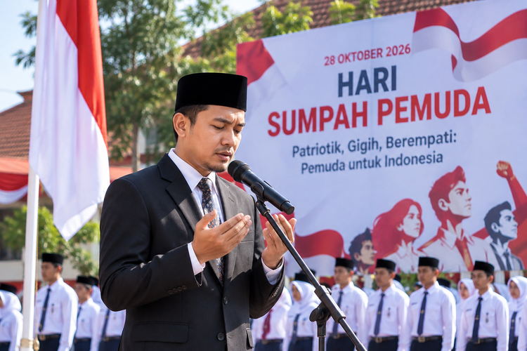 10 Contoh Doa Penutup Upacara Hari Sumpah Pemuda 2026, Penuh Harapan untuk Indonesia