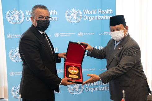 Prabowo Bertemu Dirjen WHO di Swiss, Bahas Covid-19 hingga Keamanan Kesehatan