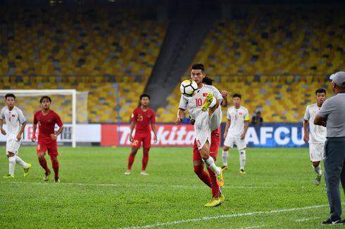 Babak Pertama Timnas U-16 Indonesia Vs Vietnam, Garuda Asia Tertinggal