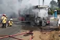 Penyebab Terbakarnya BRT di Gunungpati Semarang