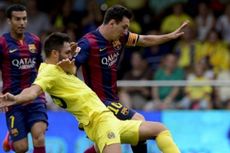 Barcelona Diimbangi Villarreal hingga Jeda