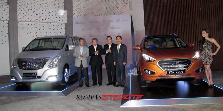 PT Hyundai Mobil Indonesia menyegarkan tampilan Tucson dan H-1.