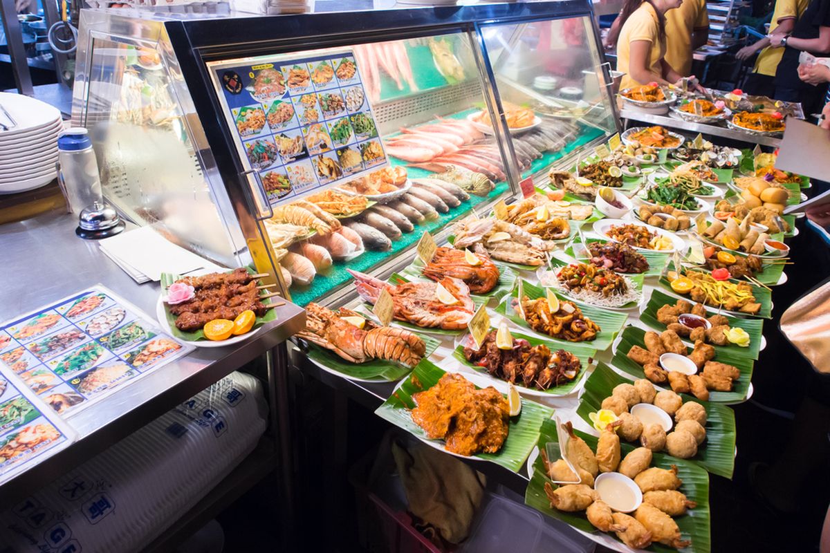 Street food di Singapura