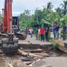 Jalan Antarkabupaten di Aceh yang Amblas Mulai Diperbaiki, Warga Diminta Hati-hati