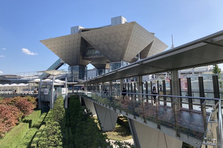 Ilustrasi Tokyo Big Sight, lokasi pameran Japan Mobility Show