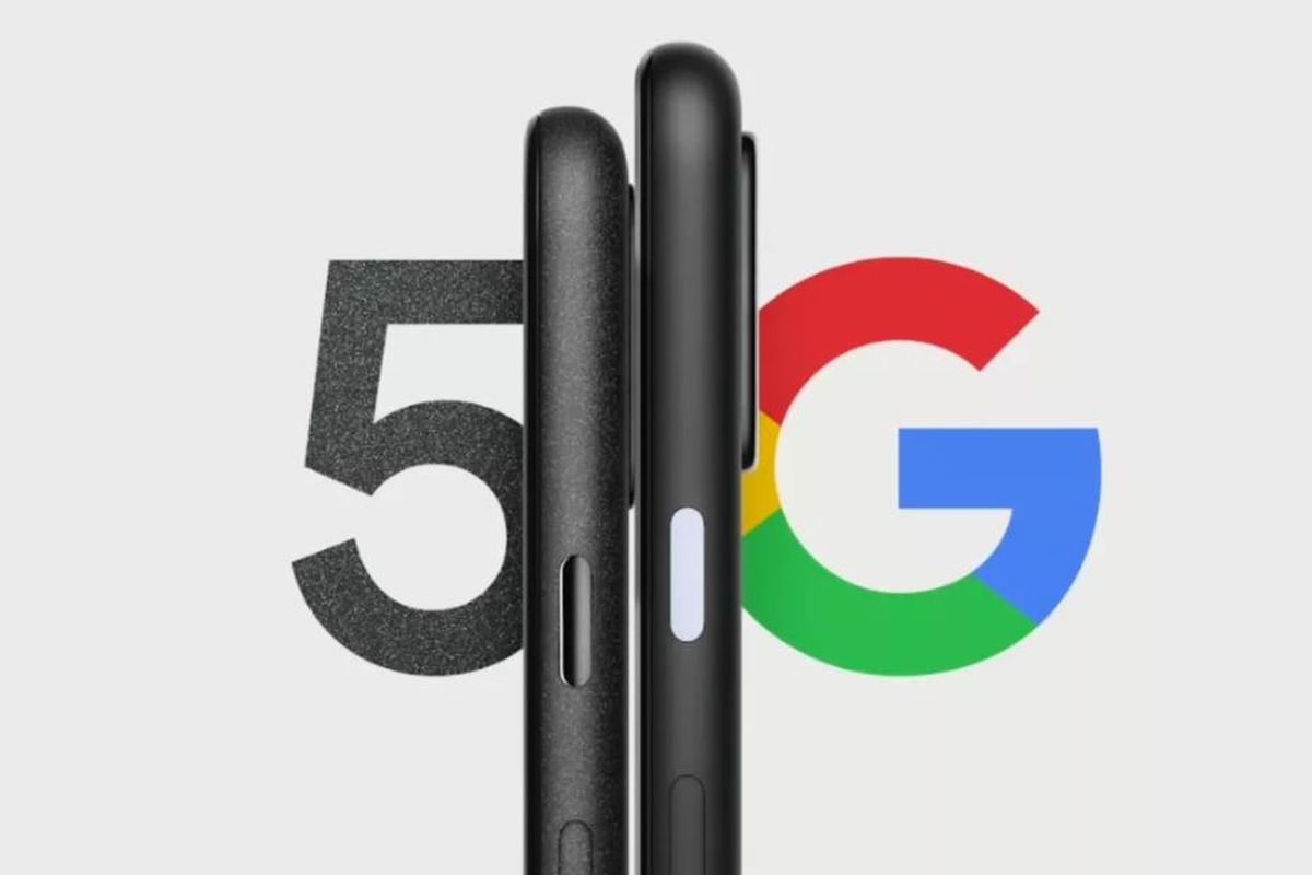 Ilustrasi Pixel 5 dan Pixel 4a 5G.