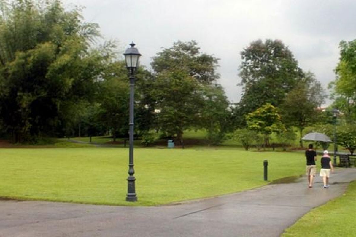 Singapore Botanic Garden, ruang hijau di tengah kota Singapura.