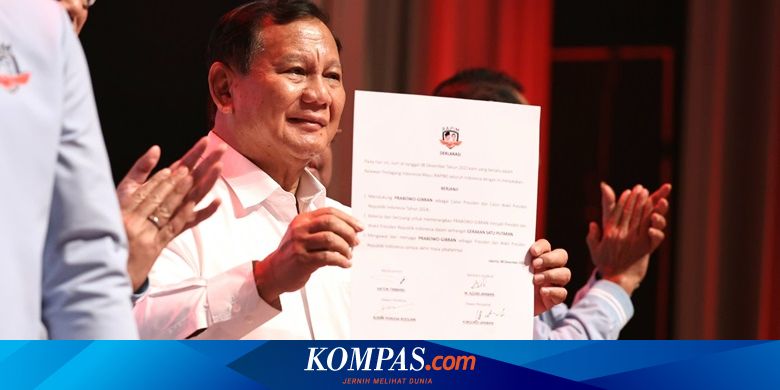 Prabowo Terima Dukungan Relawan Pedagang Indonesia Maju