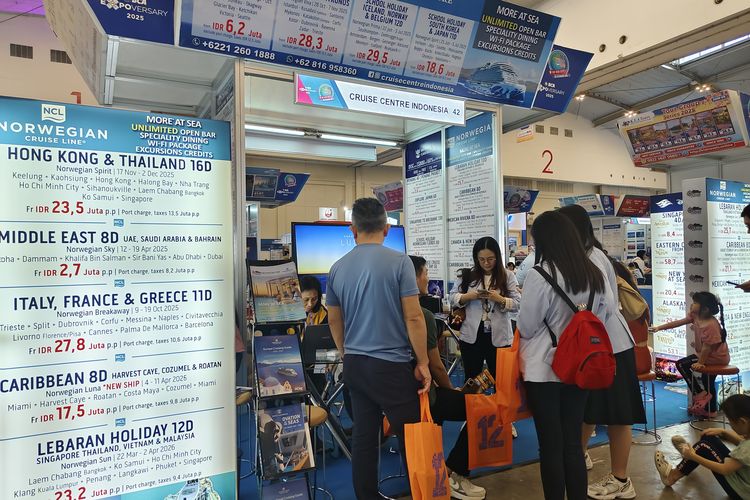 Astindo Travel Fair 2025 digelar selama empat hari di ICE BSD, Tangerang Selatan, 21-23 Februari 2025.