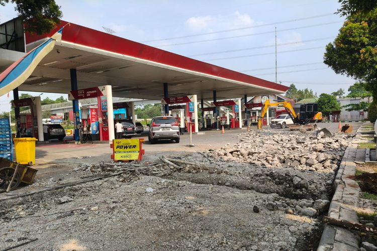 SPBU Rest Area KM 21 Tol Jagorawi Sudah Dibuka untuk Kendaraan Kecil