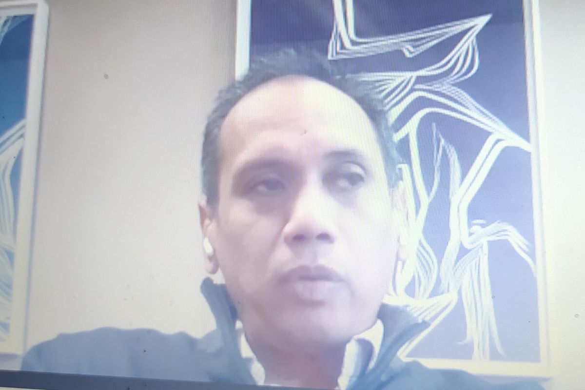 Tangkapan layar saat Zoom dengan Perwakilan Resmi FC Como 1907, Mirwan Suwarso oleh Radio PAS FM 92.4 Jakarta pada Jumat (11/2/2022) pukul 16.00 - 17.00 WIB.

