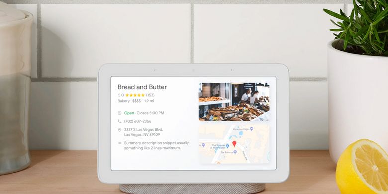 google rilis speaker pintar home hub