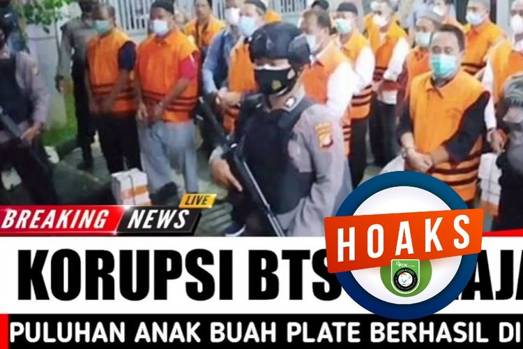 Hoaks, puluhan anak buah Johnny G Plate dibekuk aparat