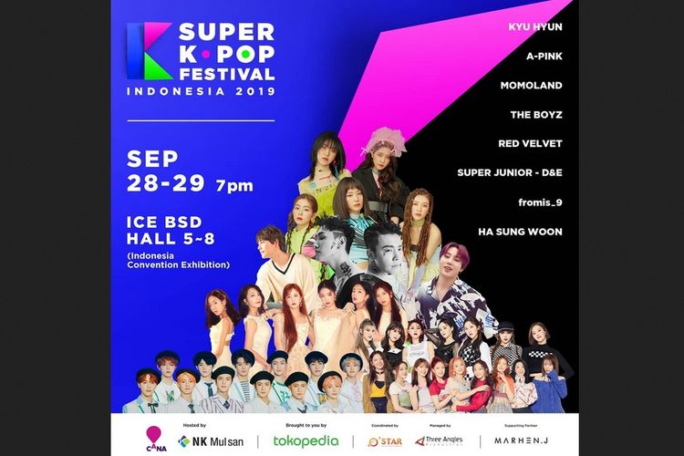 Poster Super Kpop Festival.
