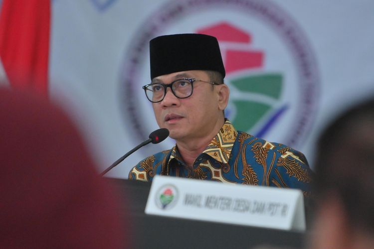 Menteri Desa dan Pembangunan Daerah Tertinggal (Mendes PDT) Yandri Susanto. 