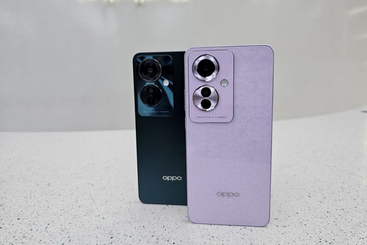 Oppo Reno 11F 5G resmi dirilis di Indonesia, Jumat (16/2/2024). Ada dua warna yang tersedia, yakni Coral Purple (Ungu Koral) dan Palm Green (Hijau Palem).