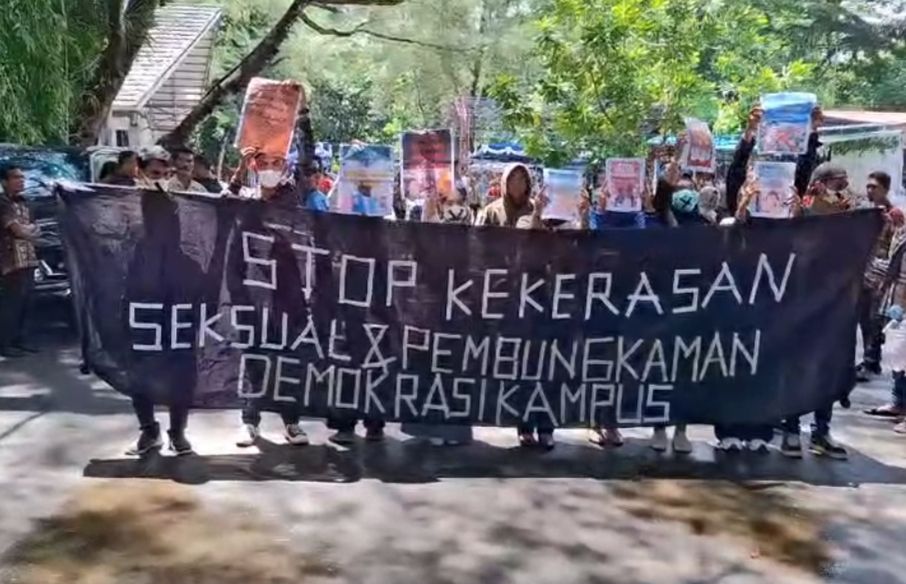 Sikapi Pelecehan Seksual di Kampus, Mahasiswa Universitas Pattimura Gelar Aksi Bisu