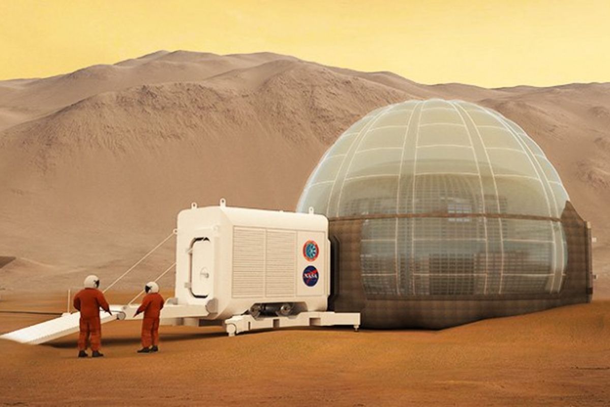 Rancangan rumah Mars milik NASA