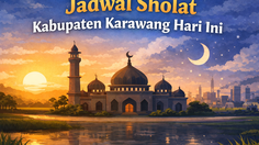 Jadwal Sholat Hari Ini Kabupaten Karawang Jumat, 6 Februari 2026