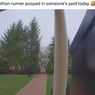 Video Pelari Boston Marathon Viral gara-gara BAB di Halaman Rumah Orang