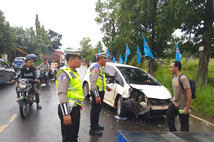Lokasi kecelakaan Lalulintas Jalan Ahmad Yani, Kelurahan Jogoboyo, Kecamatan Lubuklinggau Utara II, kota Lubuklinggau, Sumatera Selatan dimana Bripka Alexander menabrak pengemudi motor seorang pelajar SMP bernama Reffi (13) hingga tewas.