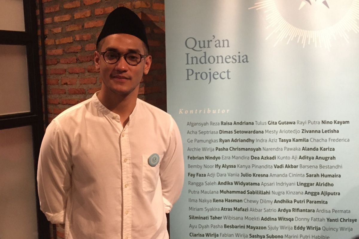 Afgansyah Reza diabadikan di Conclave, Jalan Wijaya, Jakarta Selatan, pada Kamis (18/5/2017).