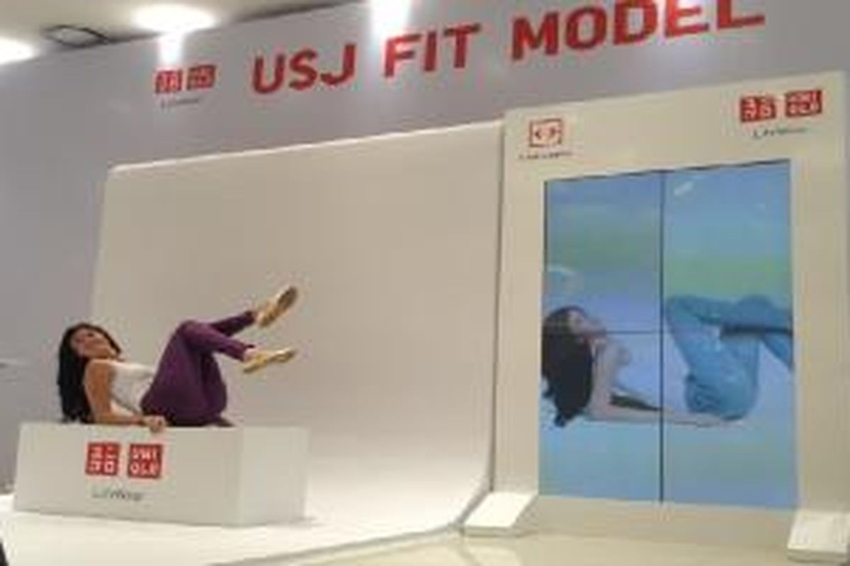 Dalam peluncuran koleksi terbarunya USJ, Uniqlo menggelar USJ Fit Model 