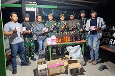 Penyelundupan Puluhan Botol Miras dan Ratusan Kosmetik Ilegal Asal Malaysia Dibongkar