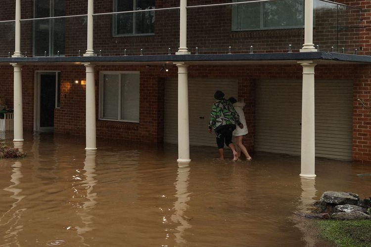 Flooding in Sydney intensified as torrential rains kept battering Australia's east coast on Tuesday, July 5, 2022.