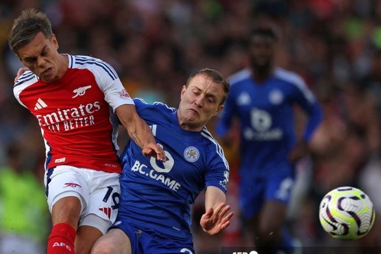 Hasil Arsenal Vs Leicester 4-2, The Gunners Rengkuh Tiga Poin Dramatis