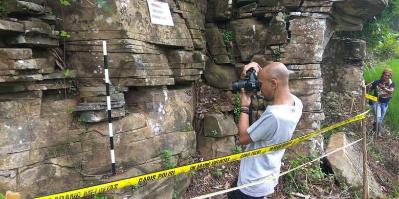 Misteri Batu Susun Rompe Di Ciamis Terungkap Ternyata Bukan Candi Halaman All Kompas Com