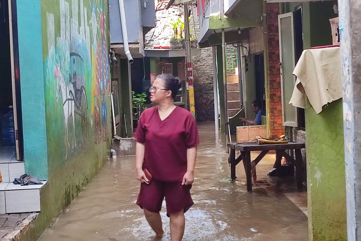 Permukiman Warga di Kampung Melayu Masih Banjir 40 Cm