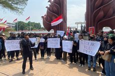 Aksi Kawal Putusan MK di Tugu Pahlawan, Massa Tolak Revisi UU Pilkada